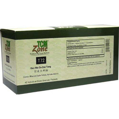 TCM Licorice, Wheat and Jujube Formula - T72G Gan Mai Da Zao Tang 42pkts