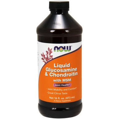 NOW Liquid Glucosamine & Chondroitin with MSM 16oz.