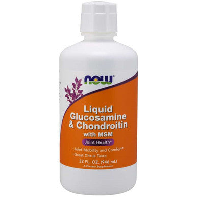 NOW Liquid Glucosamine & Chondroitin with MSM 32oz.