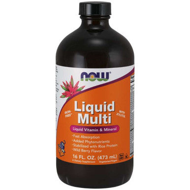 NOW Liquid Multi Wild Berry 16oz.