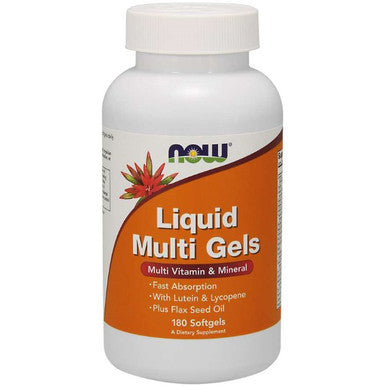 NOW Liquid Multi Gels 180sg