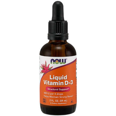 NOW Liquid Vitamin D-3 2 oz.