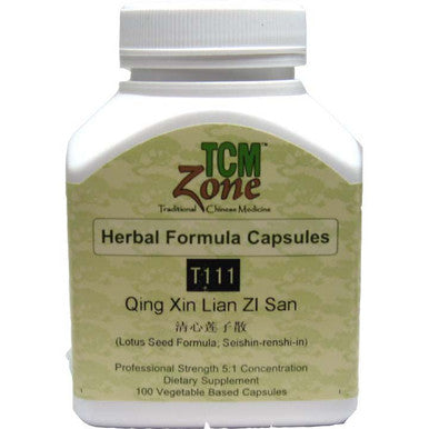 TCM Lotus Seed Formula - T111C Qing Xin Lian Zi San 100vc
