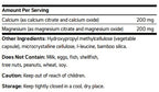 NuMedica Mag-Cal Citrate 120c