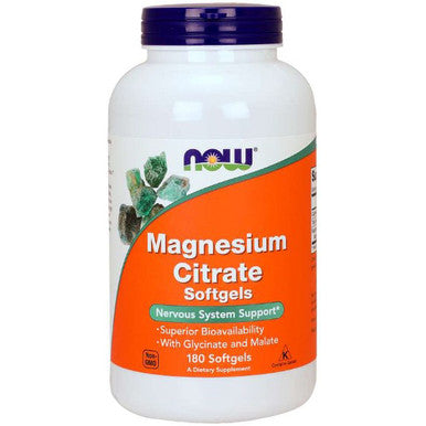 NOW Magnesium Citrate 180sg