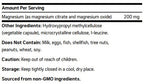 NuMedica Magnesium Citrate Extra Strength 120vc