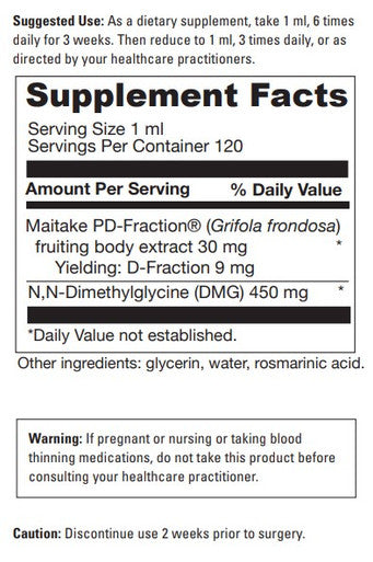 DaVinci Laboratories Maitake-DMG Liquid 4oz