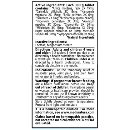 Medication label with active and inactive ingredients, directions, and warnings on a white background