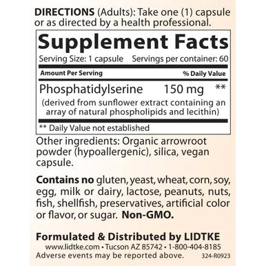 Lidtke Technologies Phosphatidylserine 60c