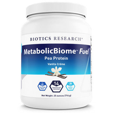 Biotics Research MetabolicBiome Fuel Pea Protein Vanilla Creme 25 oz (714 g)