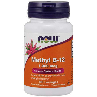 NOW Methyl B-12 1,000 mcg 100 lozenges