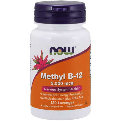 NOW Methyl B-12 5,000 mcg 120 lozenges