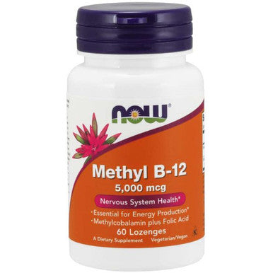 NOW Methyl B-12 5,000 mcg 60 lozenges