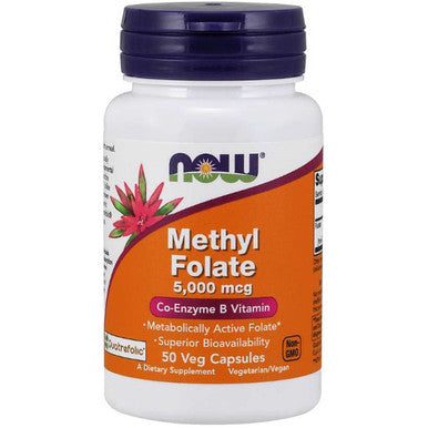 NOW Methyl Folate 5,000 mcg 50 vc