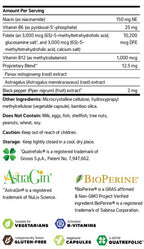 NuMedica Methyl Folate Optimizer 60c