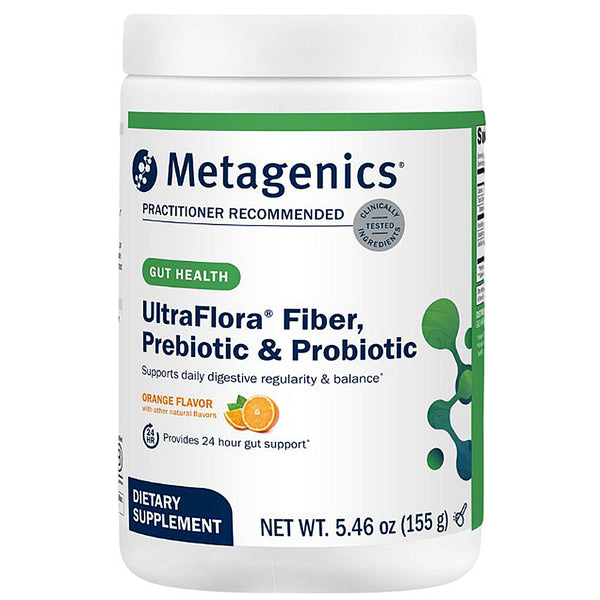 Metagenics UltraFlora Fiber, Prebiotic & Probiotic 5.46oz (155g)
