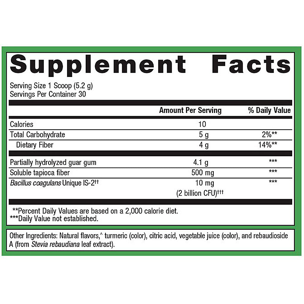 Metagenics UltraFlora Fiber, Prebiotic & Probiotic 5.46oz (155g)