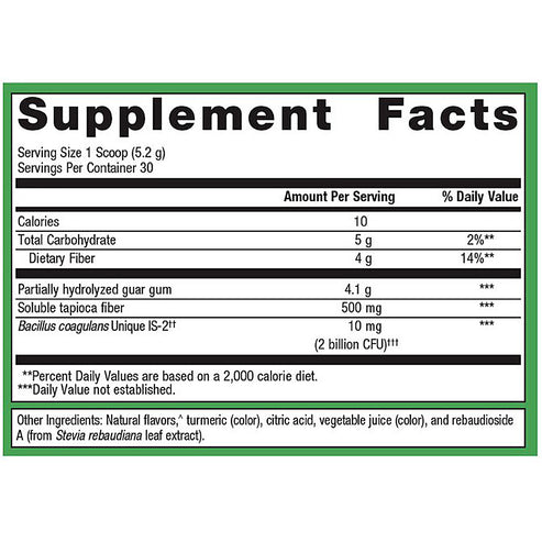 Metagenics UltraFlora Fiber, Prebiotic & Probiotic 5.46oz (155g)