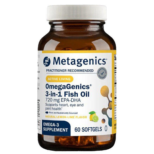 Metagenics OmegaGenics 3-in-1 Fish Oil 720 mg EPA-DHA 60sg