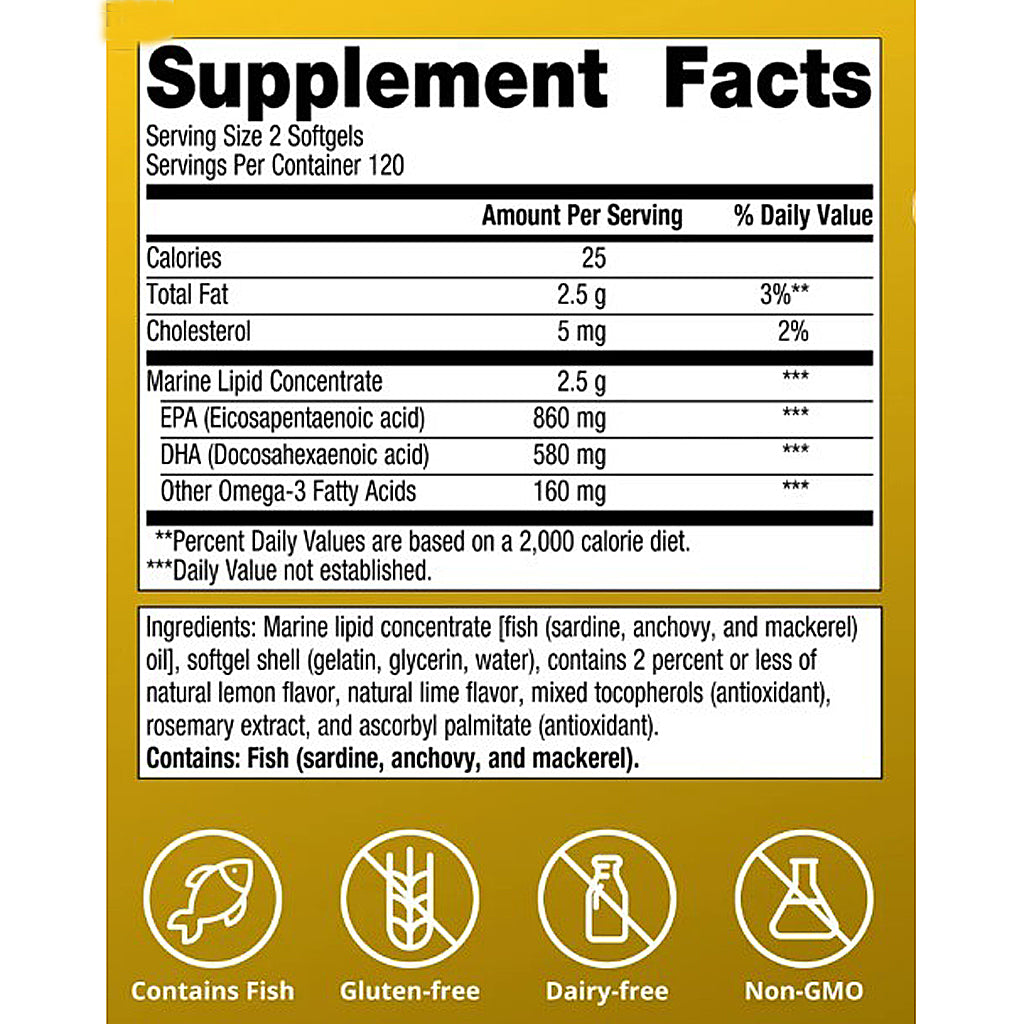 Metagenics OmegaGenics 3-in-1 Fish Oil 720 mg EPA-DHA 240sg