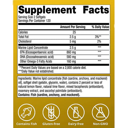 Metagenics OmegaGenics 3-in-1 Fish Oil 720 mg EPA-DHA 240sg