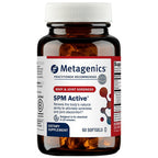 Metagenics SPM Active dietary supplement bottle on a white background