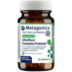 Metagenics UltraFlora Complete Probiotic bottle on a white background