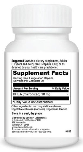 DaVinci Laboratories Micronized DHEA 10mg 90c