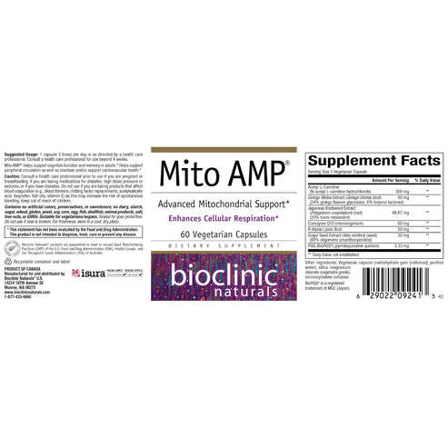 Bioclinic Naturals Mito AMP 60vc