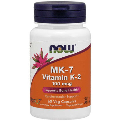 NOW MK-7 Vitamin K-2 100mcg 60vc