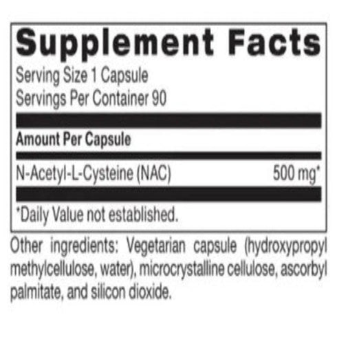 Neurobiologix N-Acetyl-L-Cysteine 500mg 90c