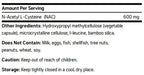 NuMedica NAC (N-Acetyl Cysteine) 120c