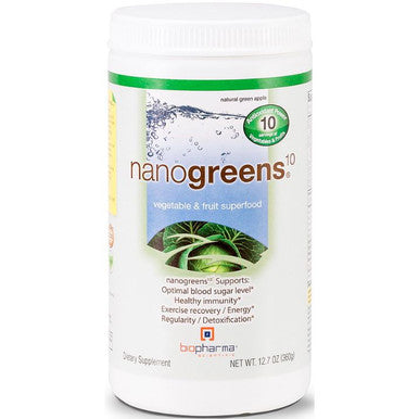 Biopharma Scientific NanoGreens10 (Apple) 12.7 oz (360 g)