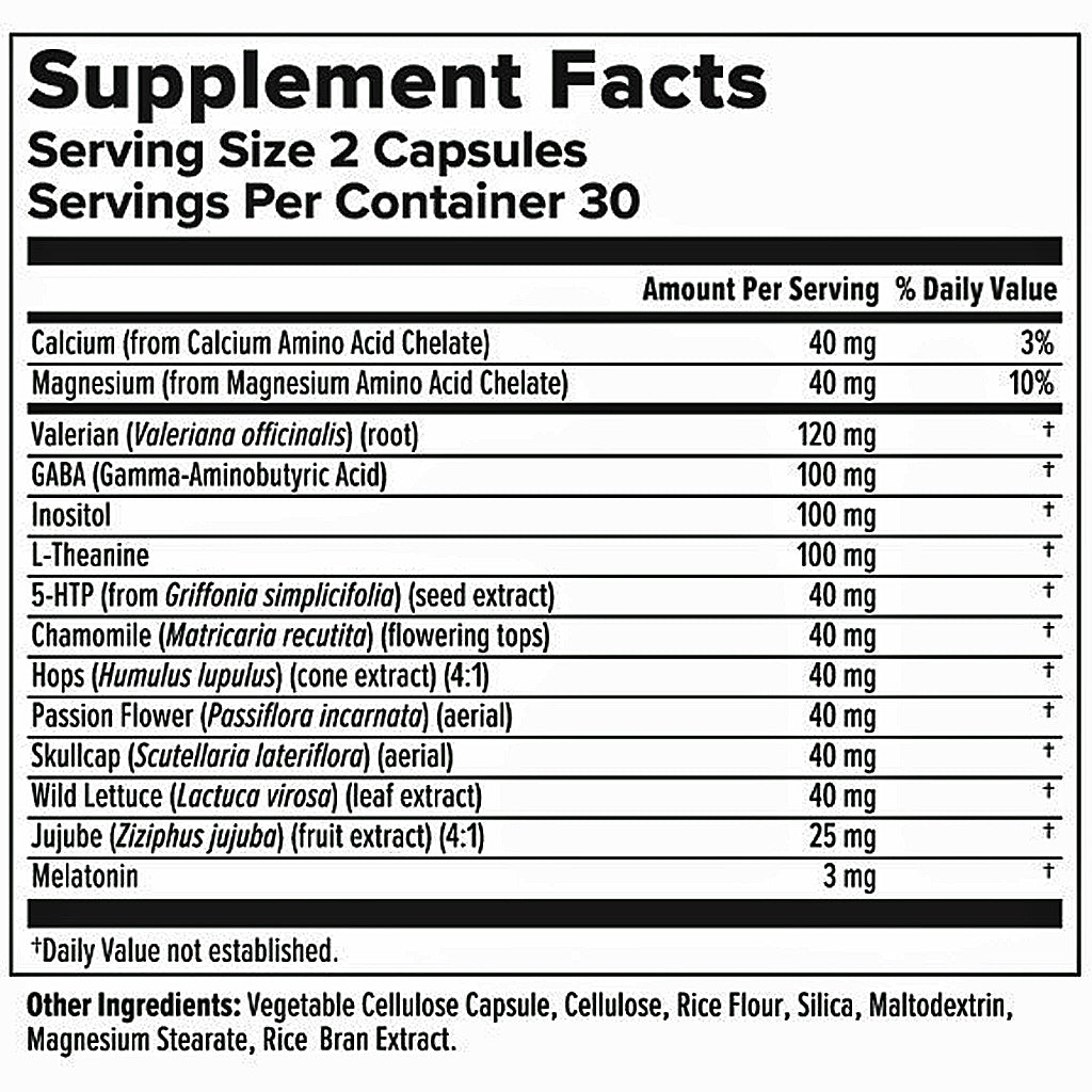 Nutra BioGenesis Sleep Factors 60c