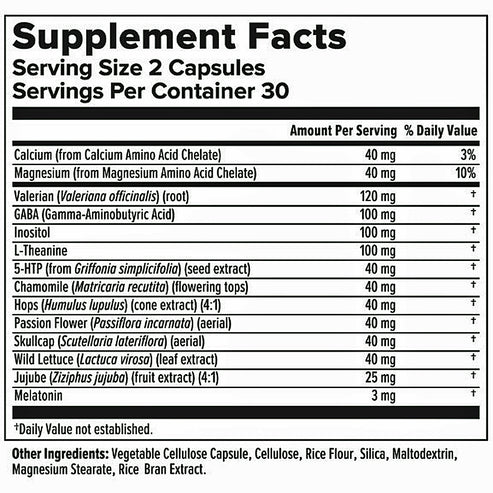 Nutra BioGenesis Sleep Factors 60c