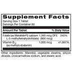 Neurobiologix BioActive B12 Folate 60t