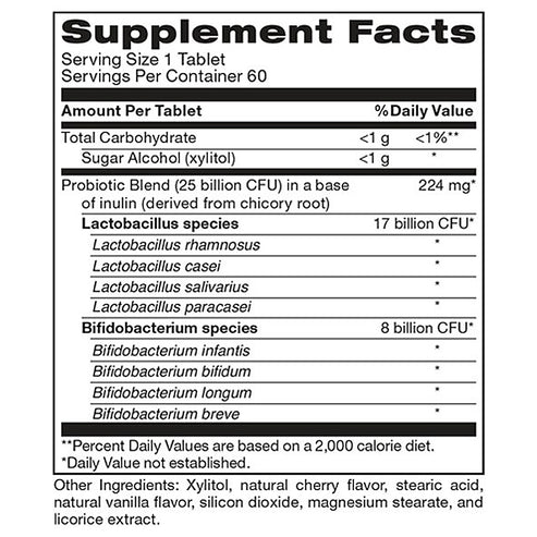 Neurobiologix Biotic Boost Chews for Kids Cherry flavor 60 chews