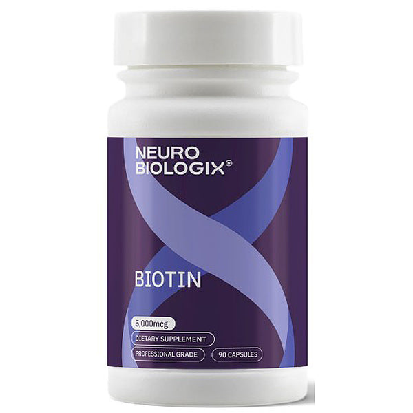 Neuro Biologix Biotin supplement bottle on a white background
