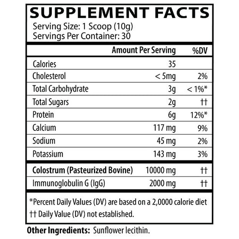 Neurobiologix Colostrum Plus 30 servings