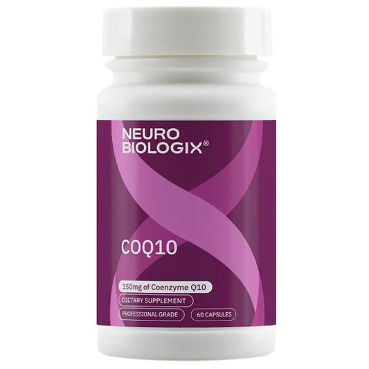 Neuro Biologix COQ10 supplement bottle on a white background