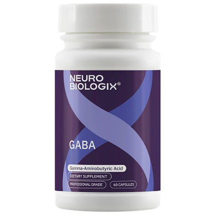 Neuro Biologix GABA dietary supplement bottle on a white background