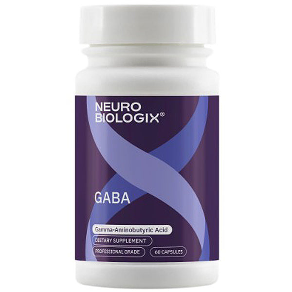 Neuro Biologix GABA dietary supplement bottle on a white background