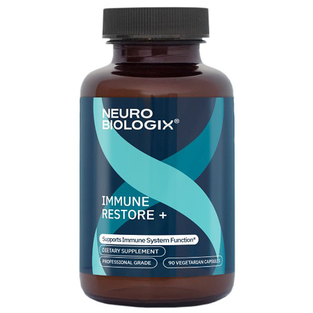 Neuro Biologix Immune Restore + supplement bottle on a white background