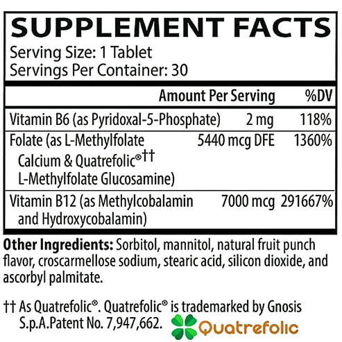 Neurobiologix Methylation Complete 30 Dissolvable Tablets