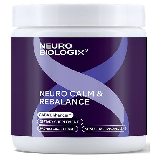 Neuro Biologix Neuro Calm & Rebalance supplement container on a white background