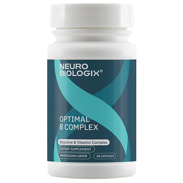 Neuro Biologix Optimal B Complex supplement bottle on a white background
