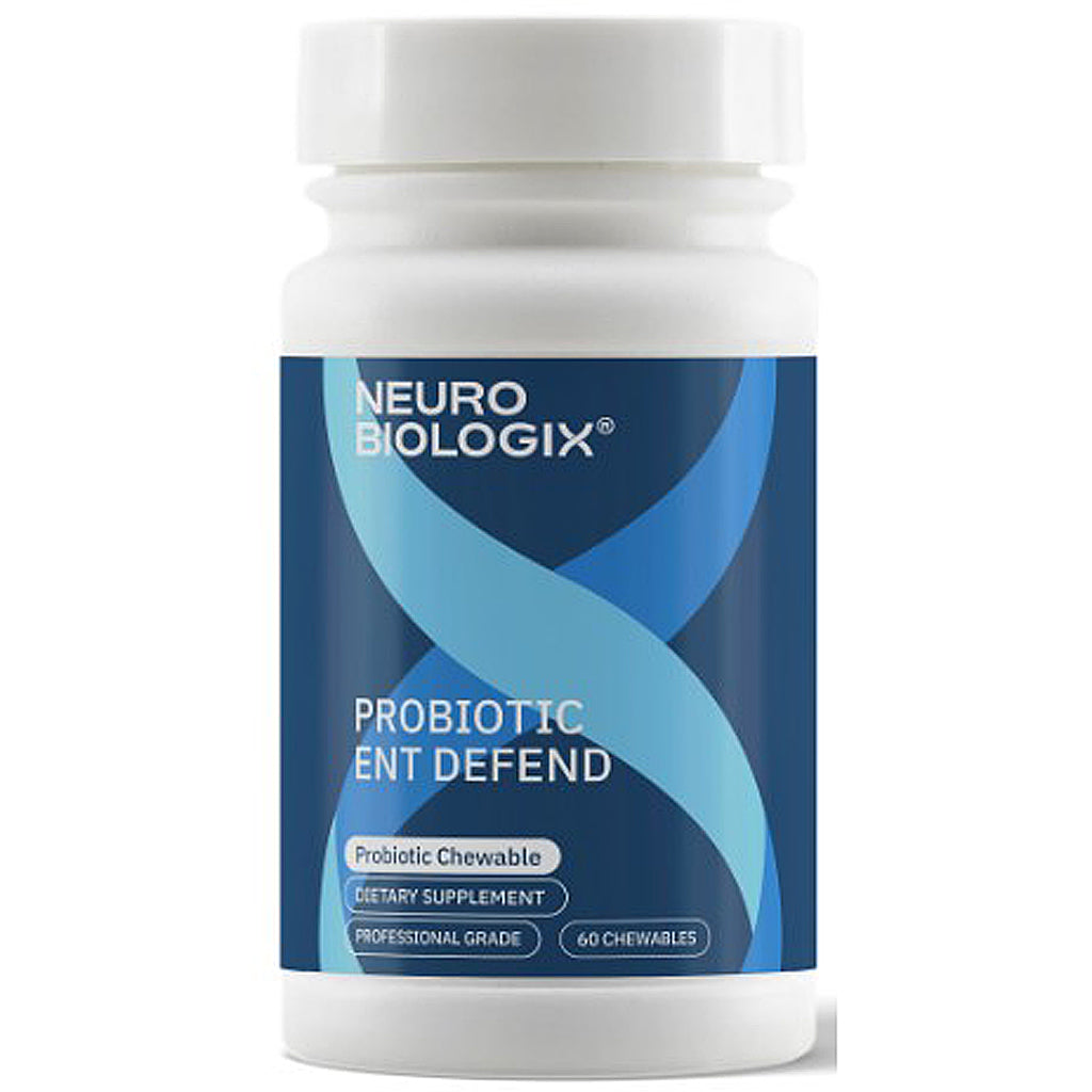 Neuro Biologix Probiotic Ent Defend supplement bottle on a white background