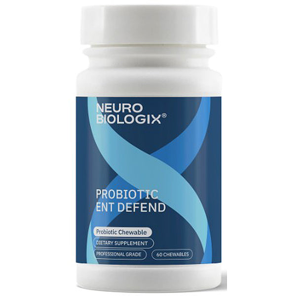 Neuro Biologix Probiotic Ent Defend supplement bottle on a white background