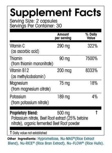 Berkeley Life Professional Nitric Oxide Support 60 caps