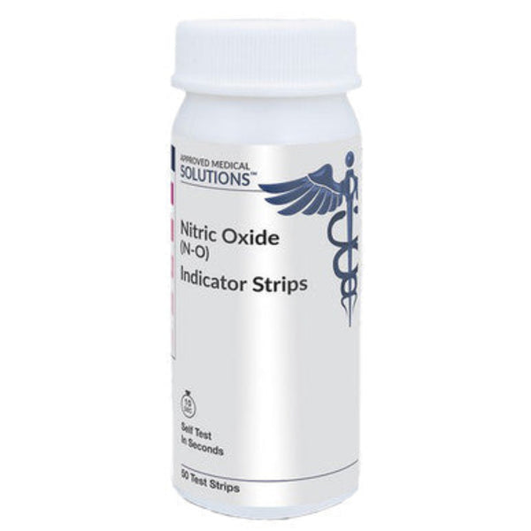 Nitric Oxide Indicator strips, Approved Medical Solutions, test nitric oxide levels color chart, easy use, saliva test